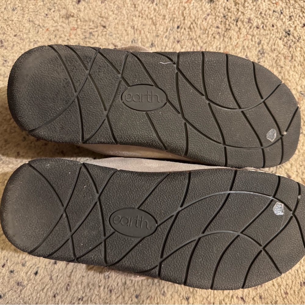 Earth Black Sole Sandals